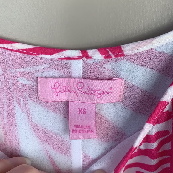 Lilly Pulitzer pink and white sailboat dress - Picture 4 of 7